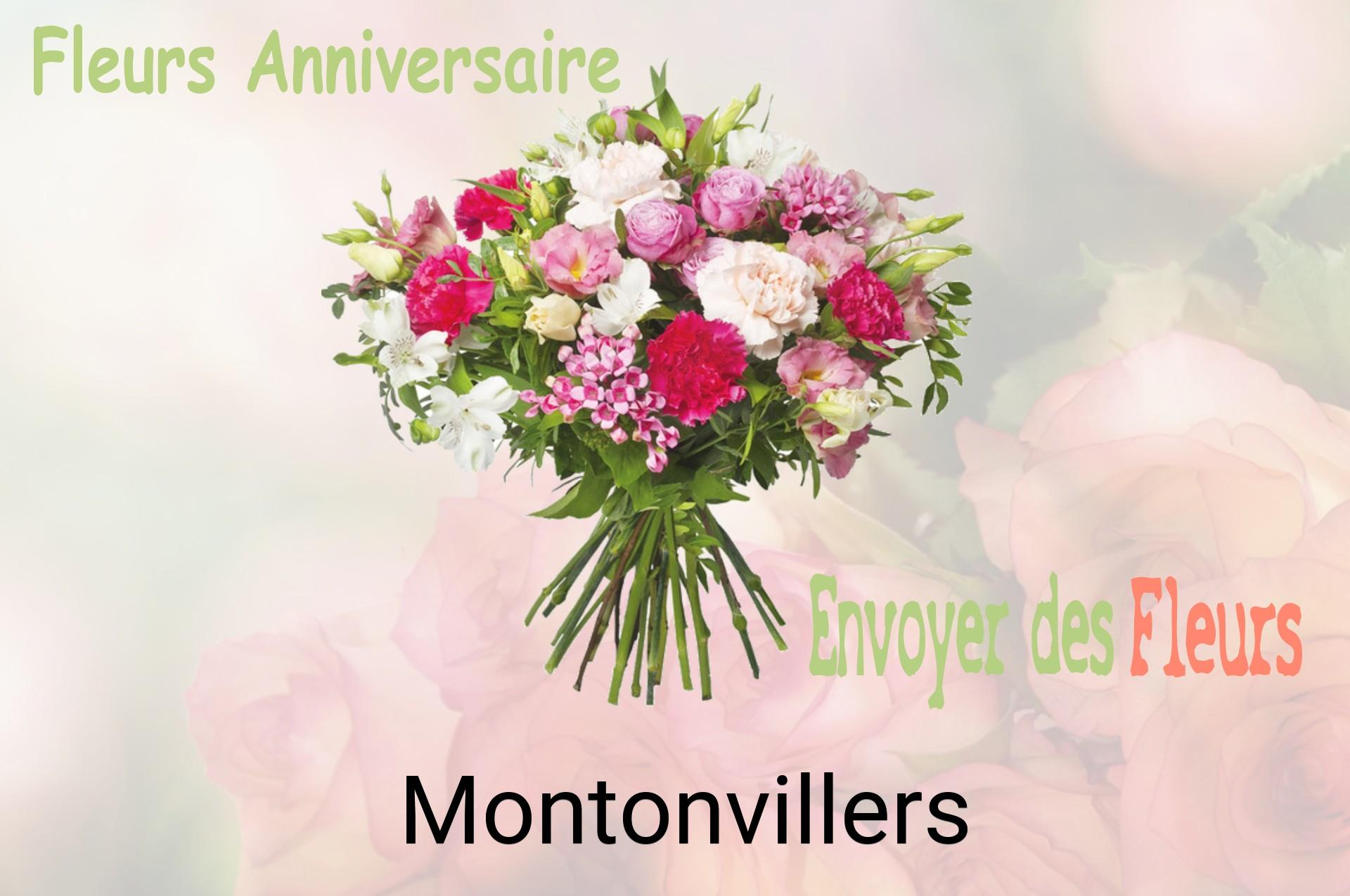 Bouquet de fleurs d’anniversaire livré à Montonvillers
